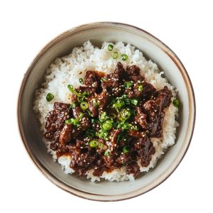 beef in teriyaki sauce